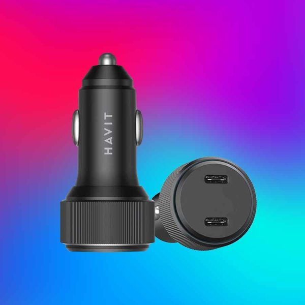 HAVIT CARGADOR P/ AUTO 60W USB-C - CC2014