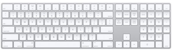 TECLADO APPLE MAGIC KEYBOARD C/ PAD NUMERICO (LIGHTNING)