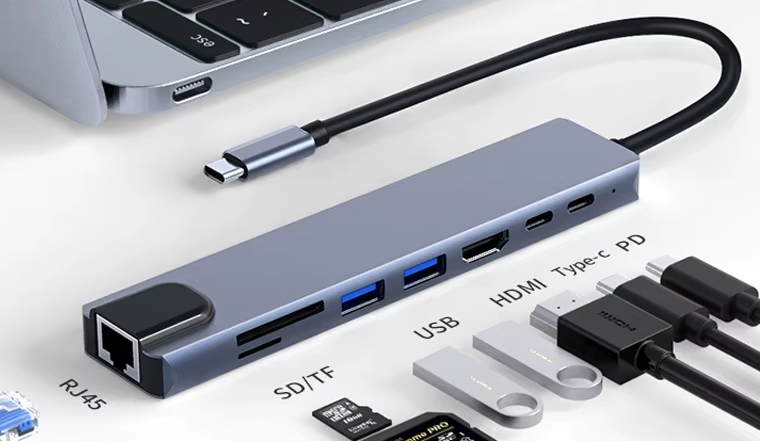 HUB GENERICO 8EN1 USB-C