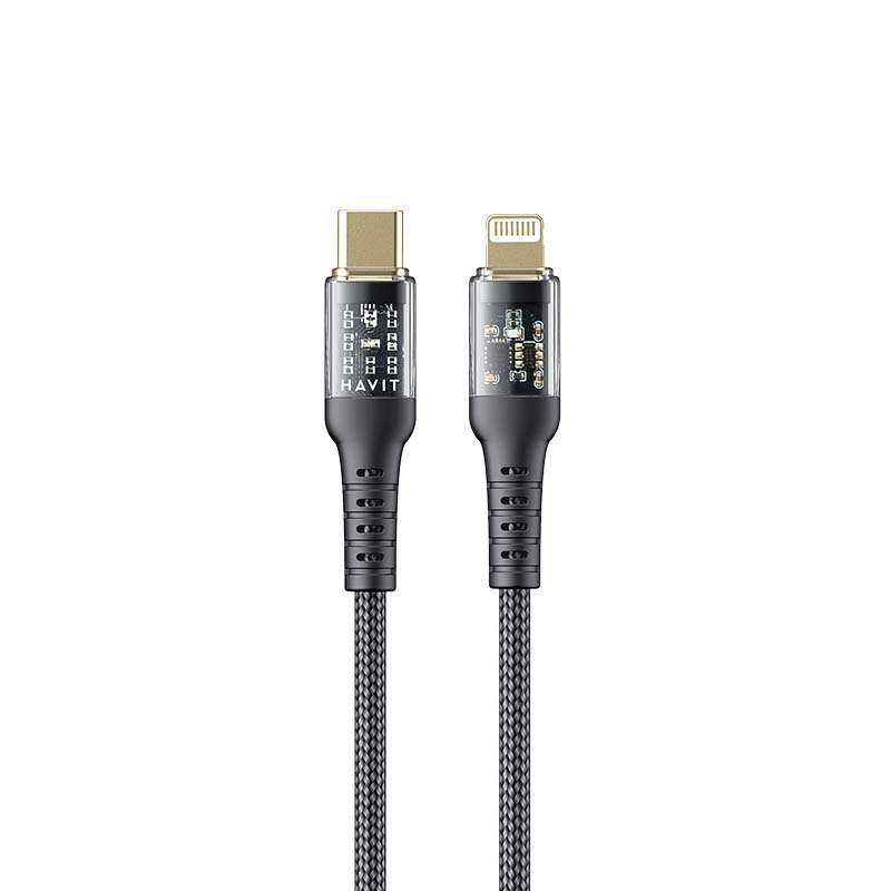 HAVIT CABLE USB-C A LIGHTNING 1M CORDON