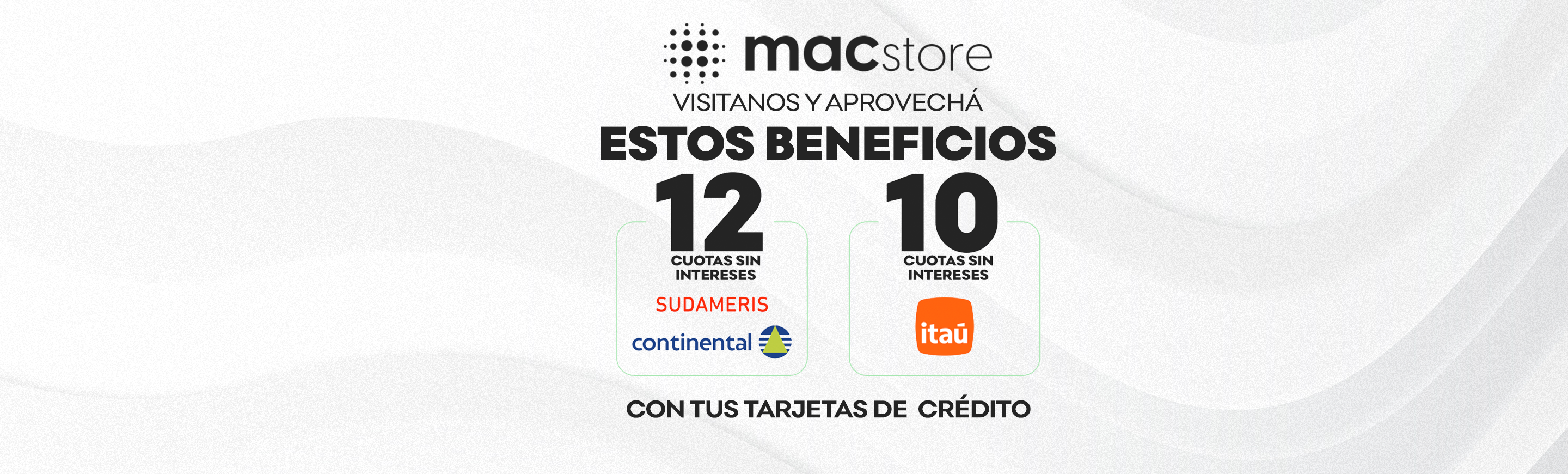 Beneficios y financiación en MacStore